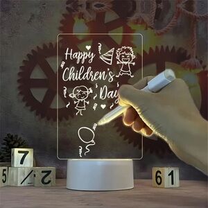 Night Lights, Note Board, Creative LED Night, USB, NEW